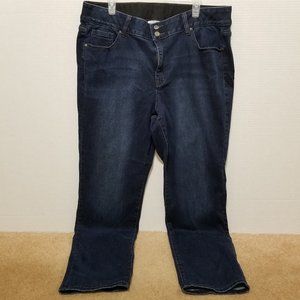 Lane Bryant jeans 20 straight leg denim stretch 1094292